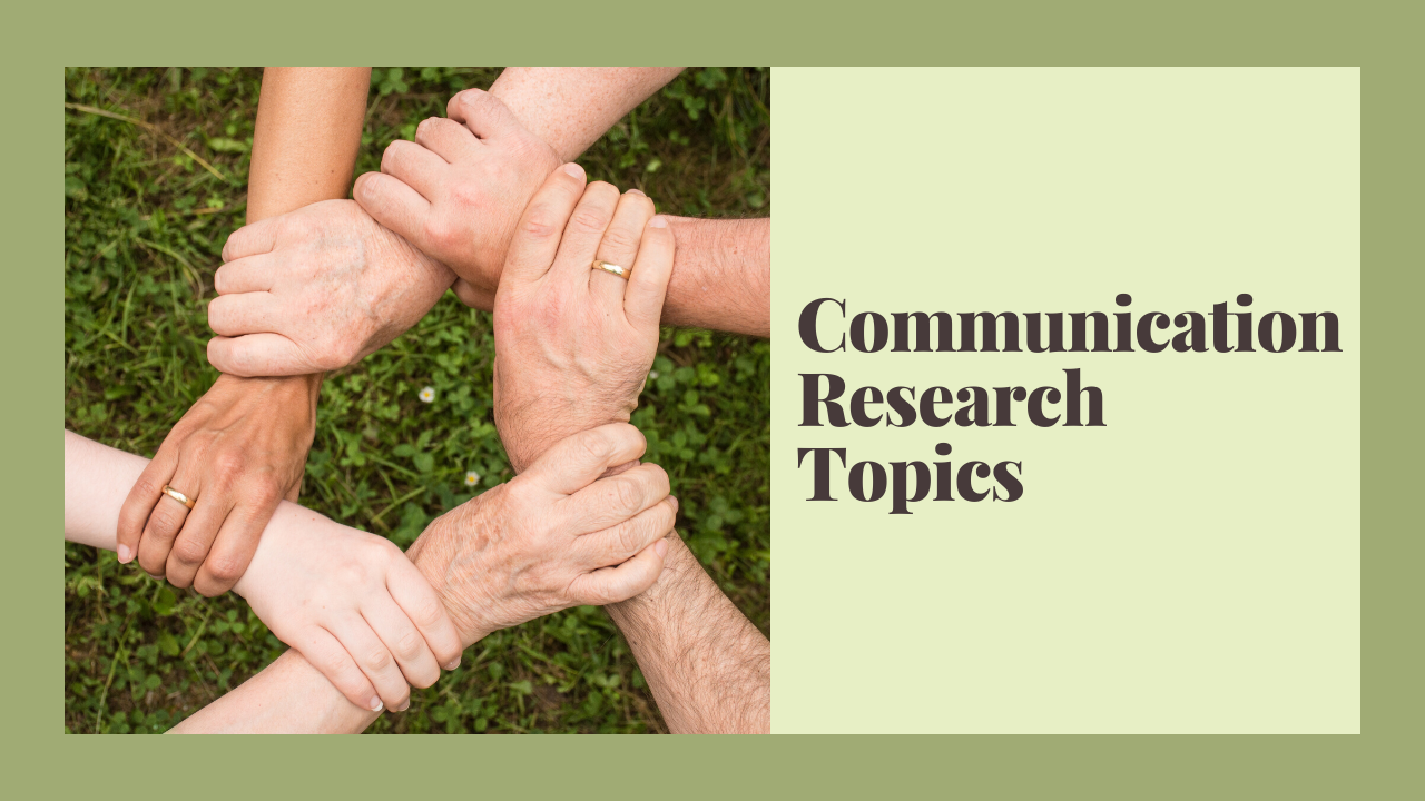 communication research topics