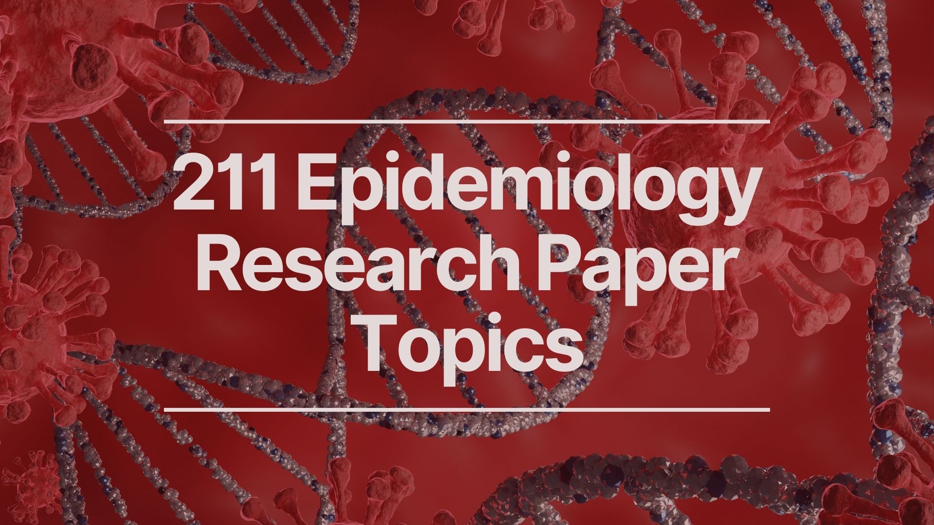 research paper topics about epidemiology