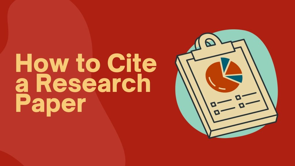 how to cite a research paper in word