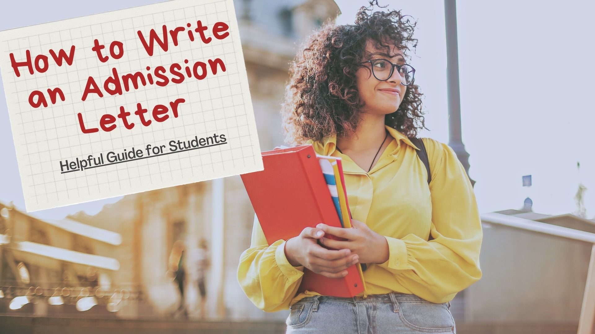 how to write admission letter